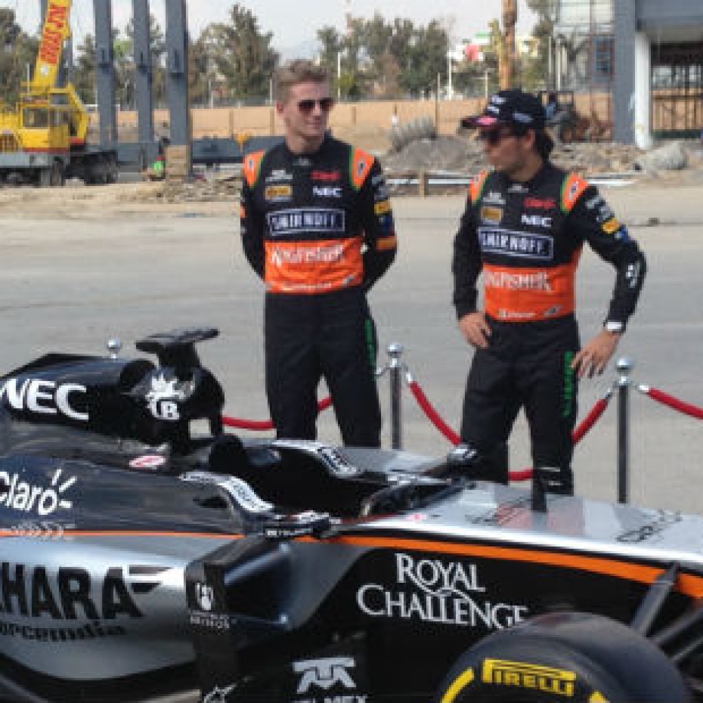 Checo Pérez y nuevo auto de Force India