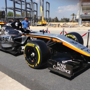 Checo Pérez y nuevo auto de Force India