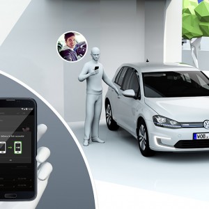 Volkswagen CES 2015 Digital key llave iPhone