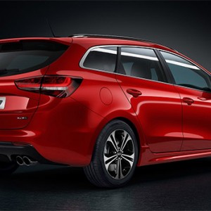 Kia cee’d GT Line posterior color rojo