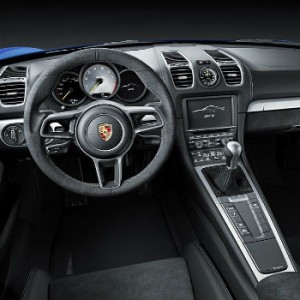 Porche Cayman GT4 interior