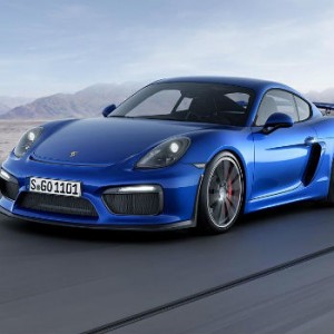 Porche Cayman GT4 vista delantera