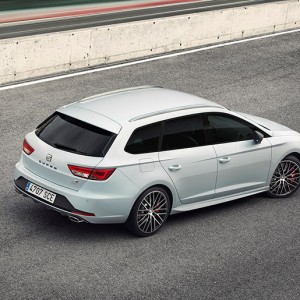 Seat León ST CUPRA para Europa vista desde arriba