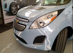 Chevrolet Spark EV eléctrico faros