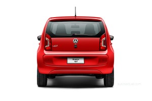 Volkswagen Nuevo Up! México color rojo posterior