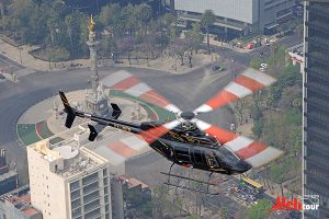 CabiFLY Shuttle helicóptero en servicio en la CDMX