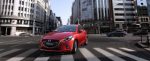 Mazda 2 2017 México color rojo en calle