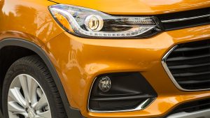 Chevrolet Trax 2017 en México faros de halógeno y detalles LED