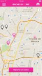 App Bache 24 CDMX pantalla ubicación mapa