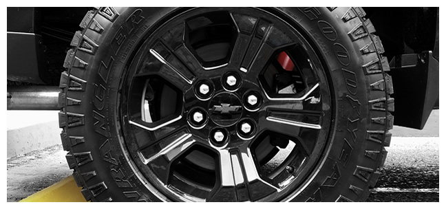 Chevrolet Cheyenne Midnight Edition 2017 en México rines color negro