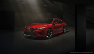 Toyota Camry 2018 exterior color rojo