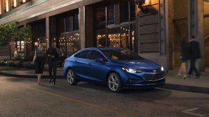 Chevrolet Cruze 2017 en México exterior color azul