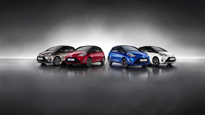 Toyota Yaris 2018 gama de colores