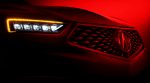 Acura TLX 2018 en imagen oficial teaser faros LED