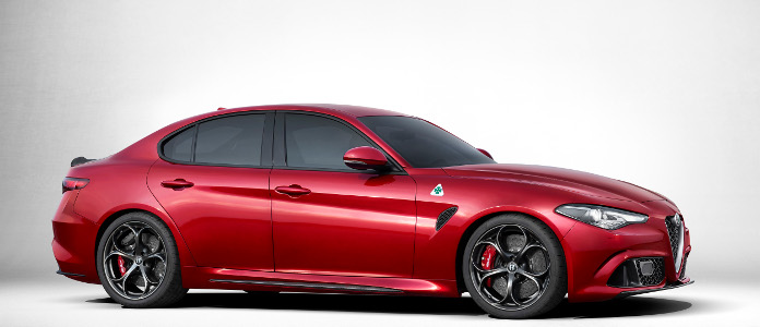 Alfa Romeo Giulia Quadrifoglio Verde 2017 lateral