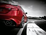 Alfa Romeo Giulia Quadrifoglio Verde 2017 parte posterior