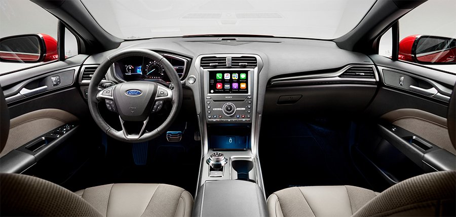 Fusion Sport 2017 en México interior Apple CarPlay