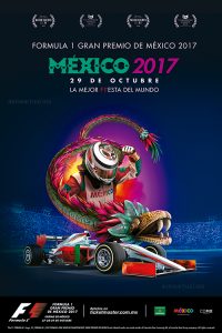 Gran Premio Fórmula 1 México 2017 póster oficial