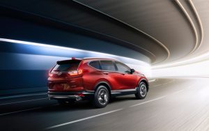 Honda CR-V 2017 México rojo posterior