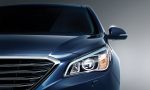 Hyundai Sonata 2017 en México parrilla frontal y faros LED