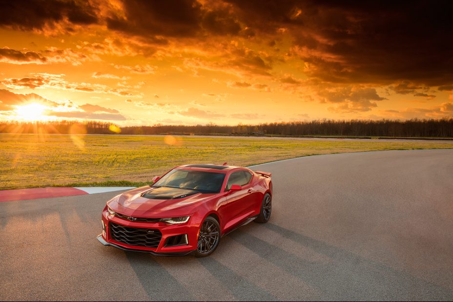 Chevrolet Camaro ZL1 2017 México en color rojo