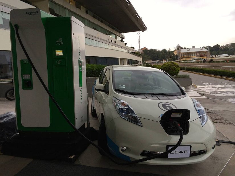 Electrolinera en la Ciudad de México