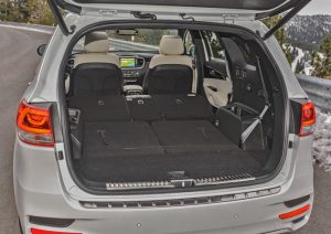 Kia Sorento 2018 en México interiores tres filas plegables