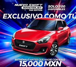 Suzuki Swift 2018 BoosterJet Fan Edition México aparta el tuyo