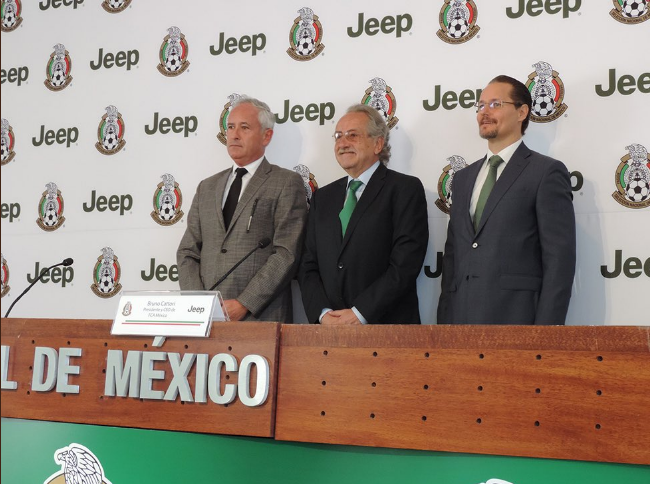 Jeep Vehículo oficial de la Selección Mexicana