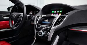 Acura TLX 2018 en México interior doble pantalla de info-entretenimiento y touch