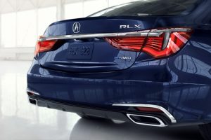 Acura RLX 2018 detalle posterior