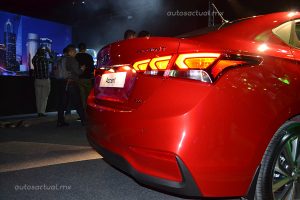 Hyundai Accent 2018 presentación en México defensa trasera