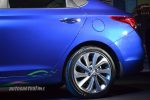 Hyundai Accent 2018 presentación en México color azul rines