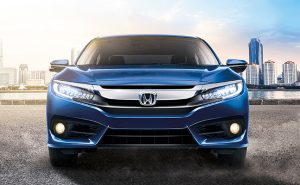 Honda Civic 2018 en México, frente con diseño dinámico