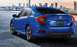 Honda Civic 2018 en México, posterior