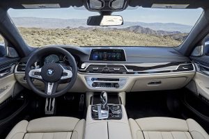 BMW m760 li-xDrive interior panel