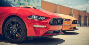 Ford Mustang 2018 perfil frontal