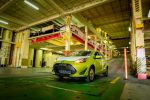 Toyota Prius C 2018 llegando a México en puerto - color verde