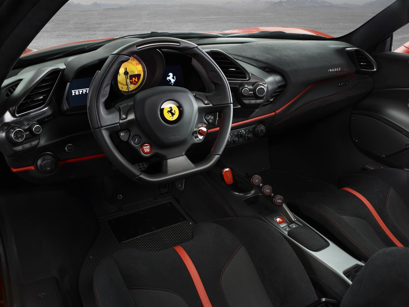 Ferrari 488 Pista interior