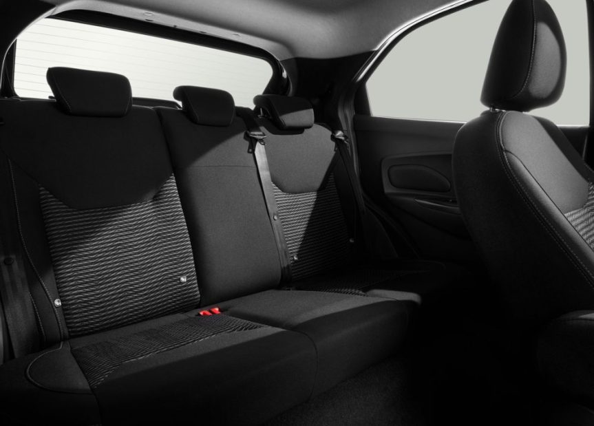 Ford Figo asientos traseros