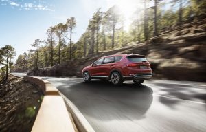 Hyundai Santa Fe 2019 rojo atrás