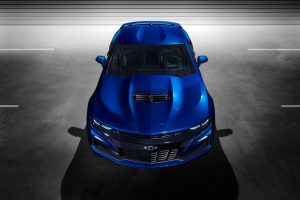 Chevrolet Camaro SS 2019 nuevo frente - vista aérea