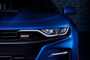 Chevrolet Camaro SS 2019 nuevo frente - luces LED