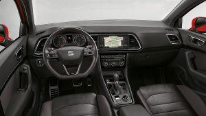 Seat Ateca FR 2018 en México - interiores con pantalla de 8" touch