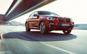 BMW X4 2019 frente perfil