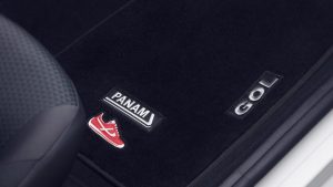 Volkswagen Gol PANAM interiores tapetes con el logo de la marca