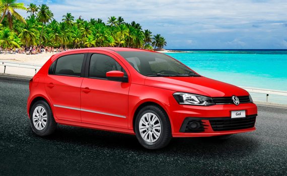 Volkswagen Gol 2019 color rojo en México Trendline