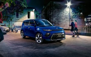 Kia Soul 2020 nuevo frente con parrilla Nariz de tigre