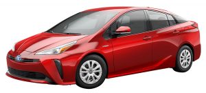 Toyota Prius 2019 para México frente y lateral cercano