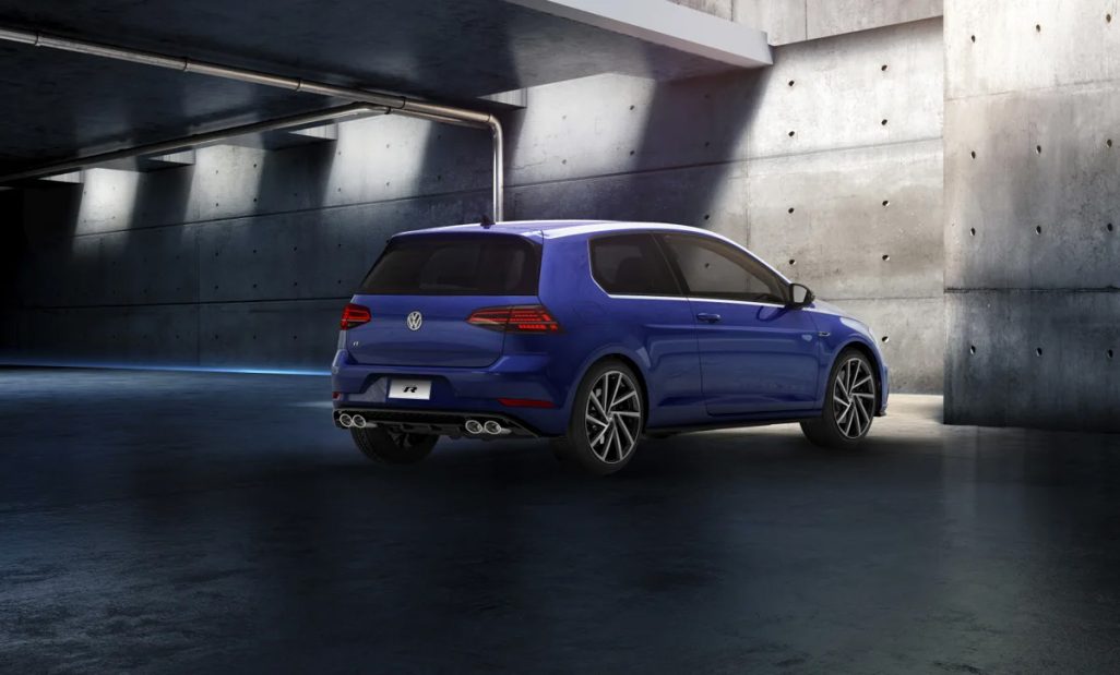 Volkswagen golf R 2019 exterior posterior